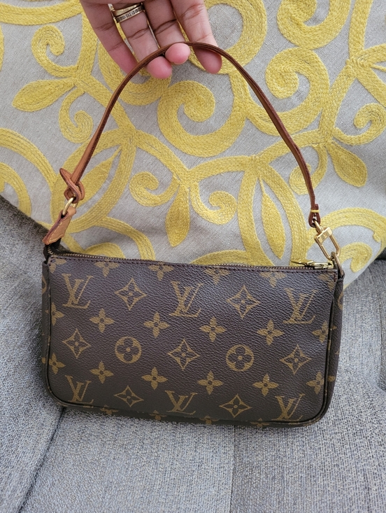 Louis Vuitton Handbags - Louis Vuitton Brown Monogram Canvas Mini Bag with Gold Hardware